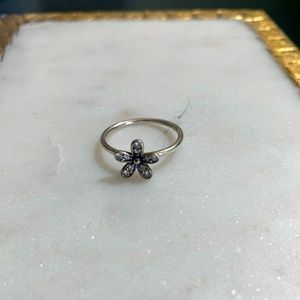 Pandora Flower Ring Size 8